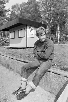 VM-spelaren Ingemar Erlandsson på sin moderklubb