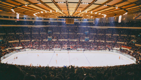 Interior of Madison Square Garden