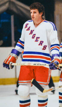 Barry Beck of New York Rangers