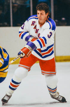 Barry Beck of New York Rangers