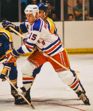 Anders Hedberg of New York Rangers