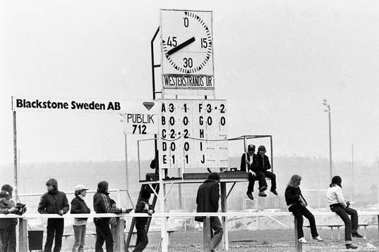 Resultattavlan på Strandvallen
