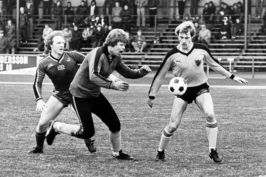 Anders Ottosson, målvakt och Bengt Ivarsson, Hässleholm