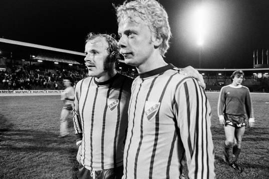 Djurgårdens målskyttar Kjell Samuelsson och Anders