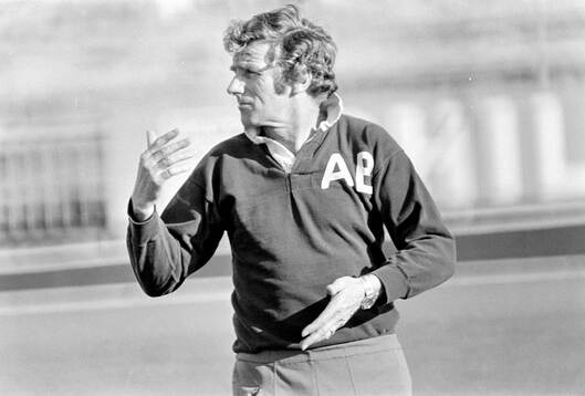 General Manager Tony Book at training
