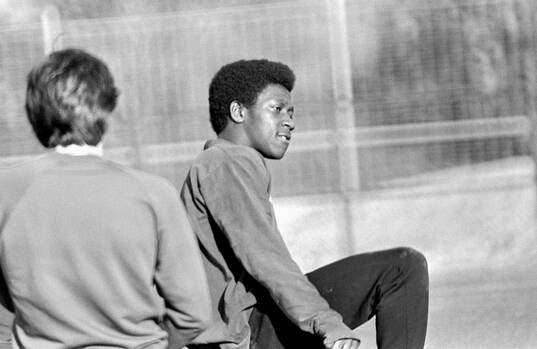 Dave Bennett at training