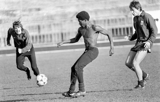 Dave Bennett at training