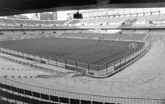 Santiago Bernabeu stadium in Madrid