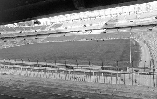 Santiago Bernabeu stadium in Madrid