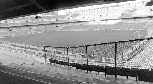 Santiago Bernabeu stadium in Madrid