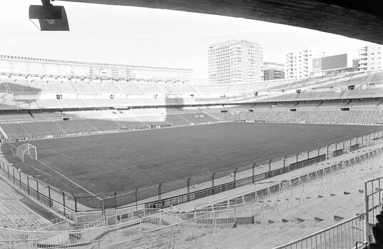 Santiago Bernabeu stadium in Madrid