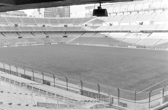 Santiago Bernabeu stadium in Madrid