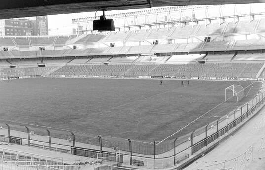 Santiago Bernabeu stadium in Madrid