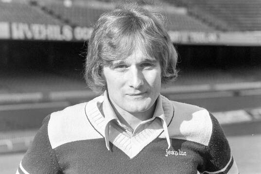 Allan Simonsen at Camp Nou stadium