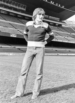 Allan Simonsen at Camp Nou stadium