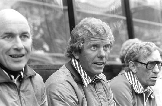 Bob Houghton, tränare och Egon "Todde" Jönsson, lagledare