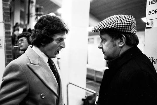 Roy Hodgson samtalar med Lars-Gunnar Björklund
