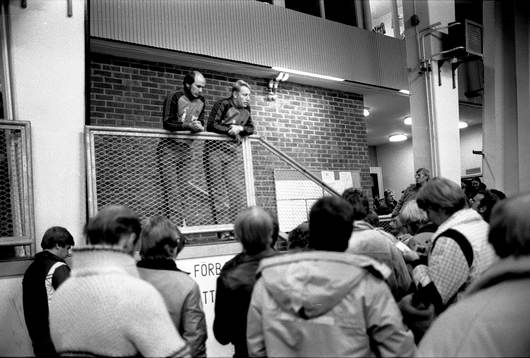 Tommy Svensson och Bo Johansson, tränare möter media