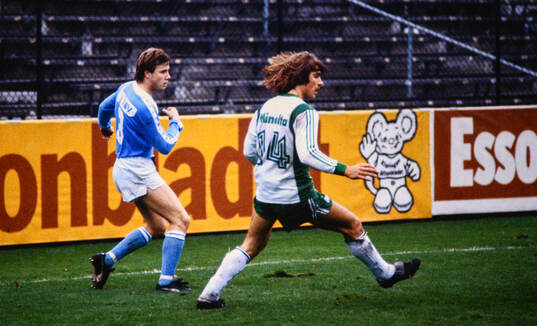 Malmös Ingemar Erlandsson mot Hammarbys Mikael Rönnberg