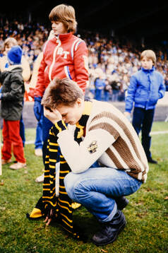 En AIK-supporter deppar