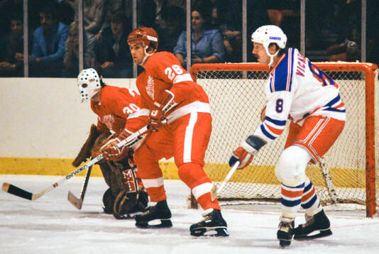 Ice Hockey, NHL 1979-1980, New York Rangers - Detroit Red