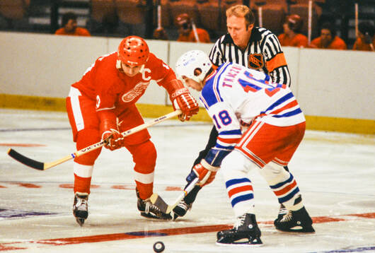 Ice Hockey, NHL 1979-1980, New York Rangers - Detroit Red