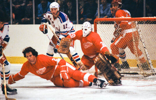 Ice Hockey, NHL 1979-1980, New York Rangers - Detroit Red