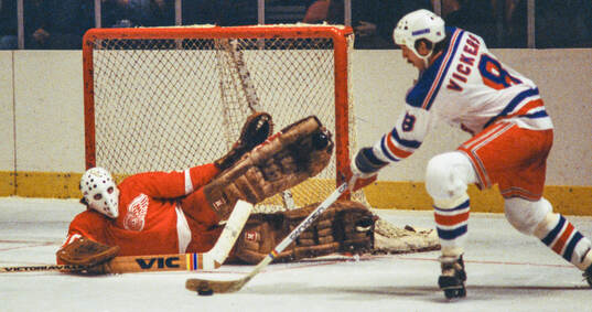 Ice Hockey, NHL 1979-1980, New York Rangers - Detroit Red
