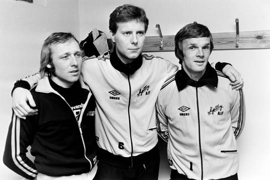 Sven-Bertil Andersson med nyförvärven Hans Holmertz och