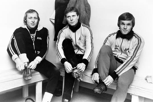 Sven-Bertil Andersson med nyförvärven Hans Holmertz och