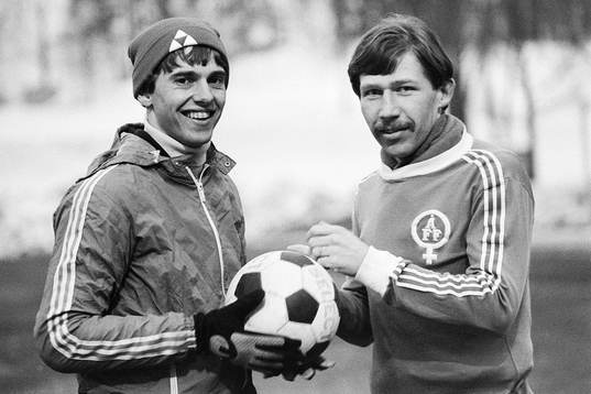 Thomas Wernerson, målvakt och Conny Torstensson