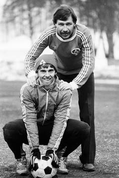 Thomas Wernerson, målvakt och Conny Torstensson