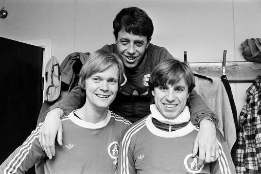 Mats Carlsson, Björn Westerberg, tränare och Leif Elfving