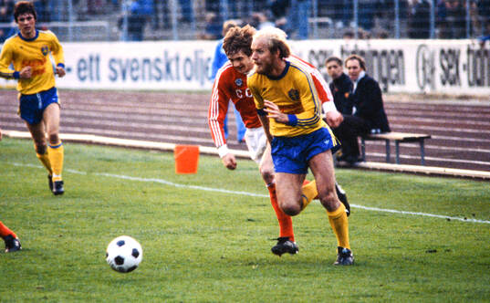 Fotboll, Landskamp, Träningsmatch, Sverige - Sovjet 1-5 i
