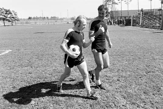 Sven-Bertil Andersson och Frank Worthington