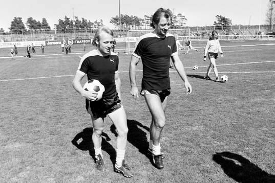 Sven-Bertil Andersson och Frank Worthington