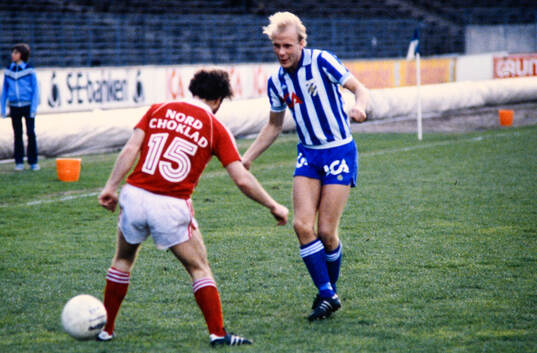 Göteborgs Tord Holmgren slår en tunnel