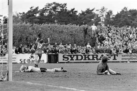 Elfsborgs Dan Magnusson jublar
