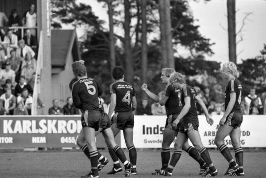 Djurgårdens Birger Jacobsson, Tommy Davidsson, Roger