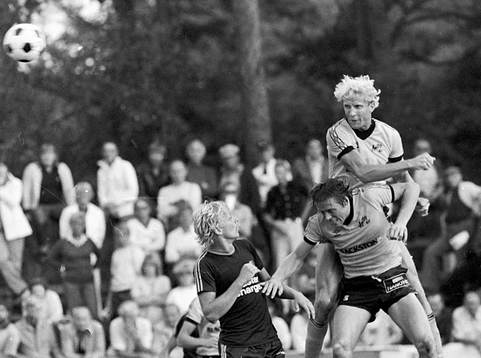 Roy Nylander, Mjällby når högst i en luftduell