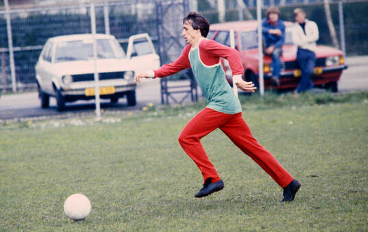 Fotboll, Holländska Ligan, Johann Cruyff, Ajax, Träning.