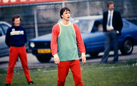 Fotboll, Holländska Ligan, Johann Cruyff, Ajax, Träning.