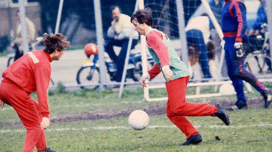 Fotboll, Holländska Ligan, Johann Cruyff, Ajax, Träning.