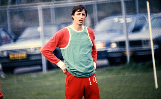 Fotboll, Holländska Ligan, Johann Cruyff, Ajax, Träning.
