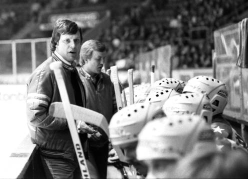 Conny Evensson, tränare i Färjestad