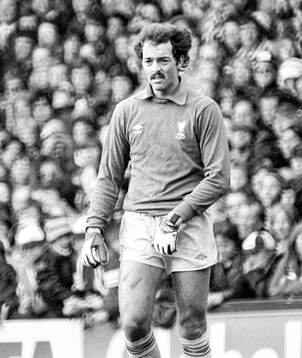 Goalkeeper Bruce Grobbelaar of Liverpool