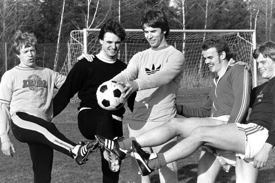 Tommy Lundh, Gunther Mauermann, tränare Claes Cronqvist,