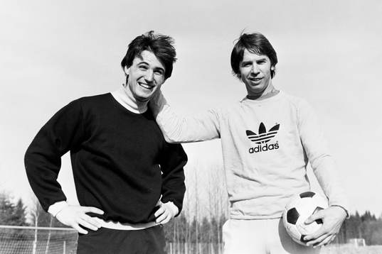 Gunther Mauermann och tränare Claes Cronqvist