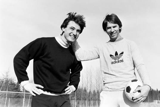 Gunther Mauermann och tränare Claes Cronqvist