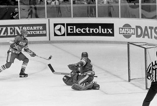 Vladislav Tretiak, målvakt i Sovjet